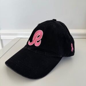 Vintage Redskins Women’s Hat | Embroidered “R” Script + Breast Cancer Logo